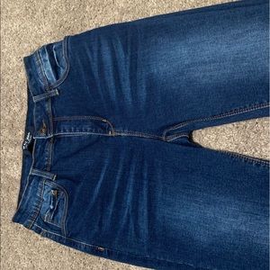 Dark Blue Denim Wax Jeans Made in USA Jeans